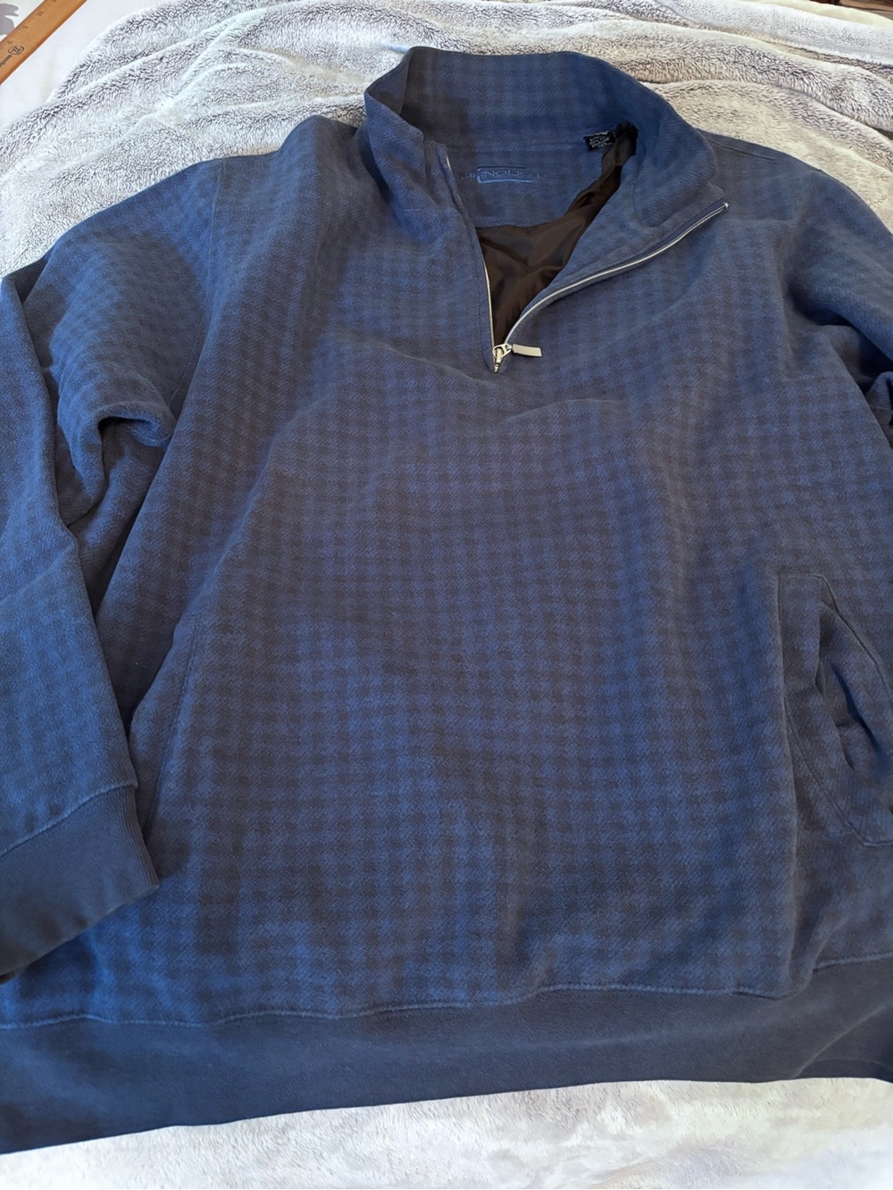 Carnoustie Men's Half-Zip Pullover Sweater - Blue